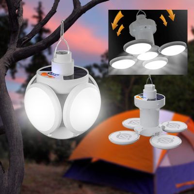 Skladacia solárna lampa 2 v 1 | FOLDGLAZE