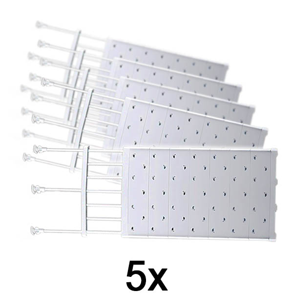 5x Rozšíriteľný úložný regál | SHELFEXPEND